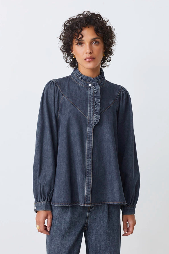 The Lively Denim Blouse
