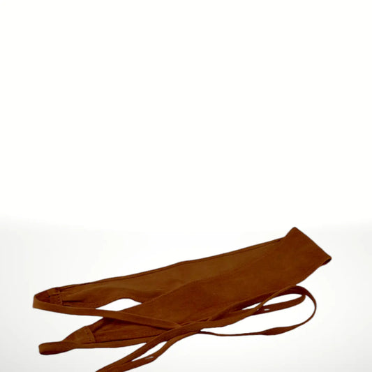 Judith Suede Sash Belt in Burnt Clay