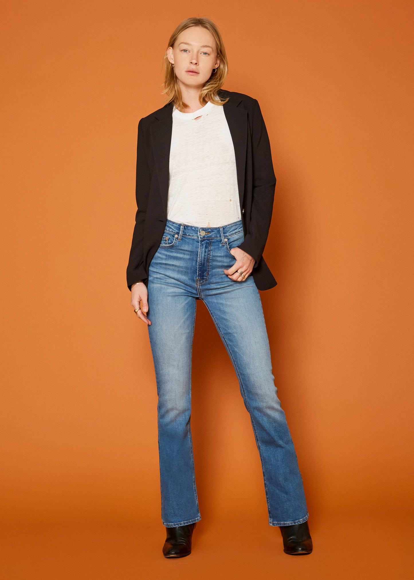 The Celine High Rise Boot Cut Denim by NOEND