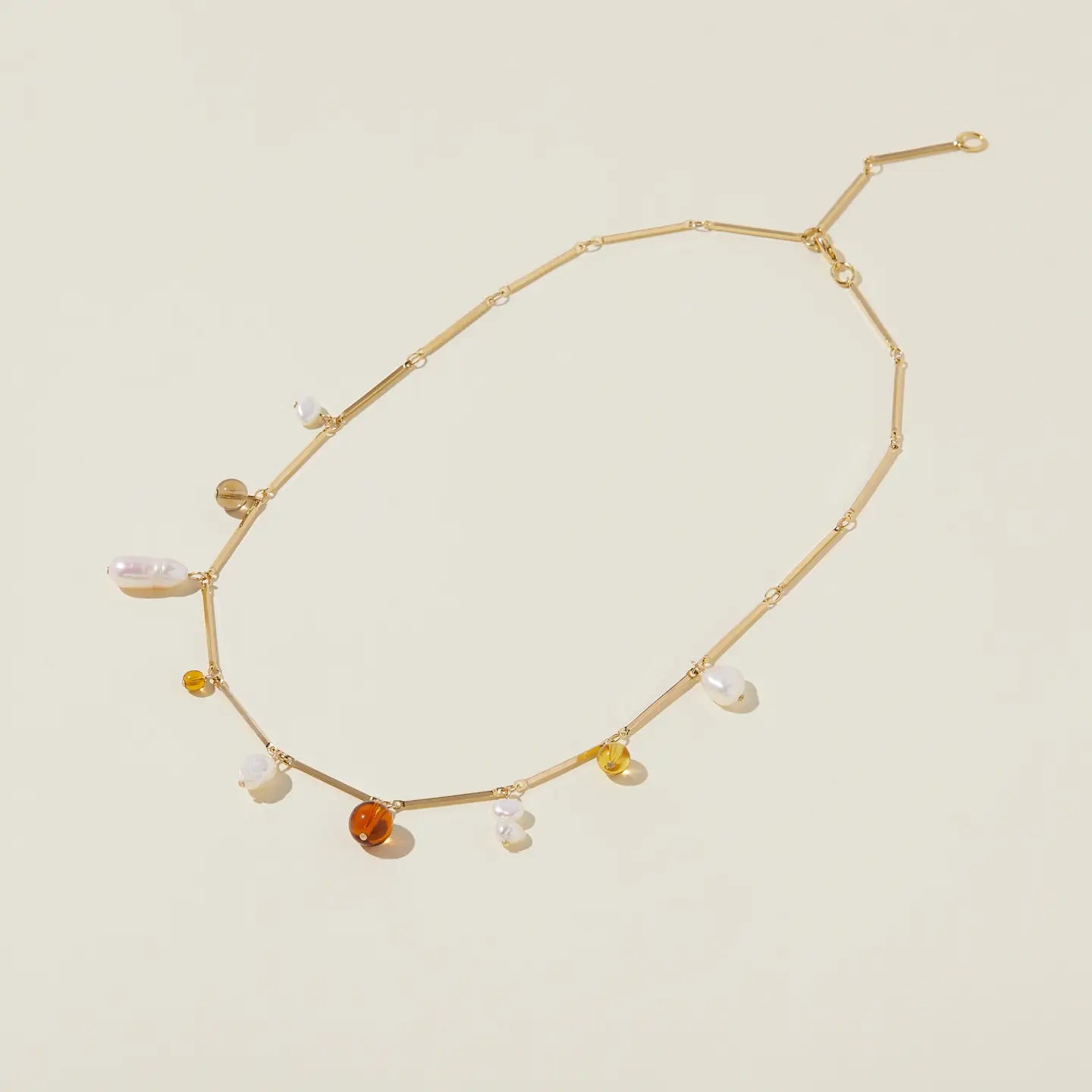 The Fête Necklace in Tan