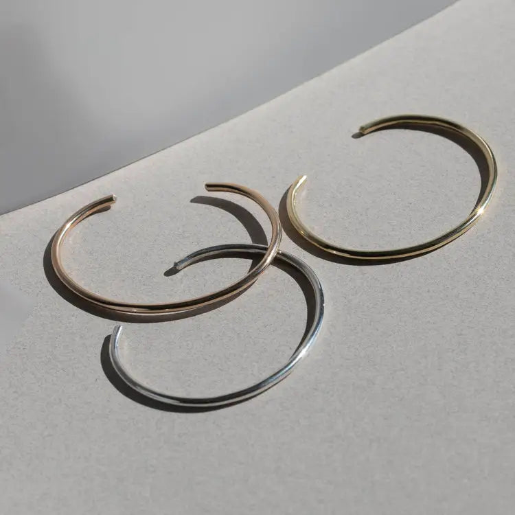 The Simple Cuffs in Sterling Silver