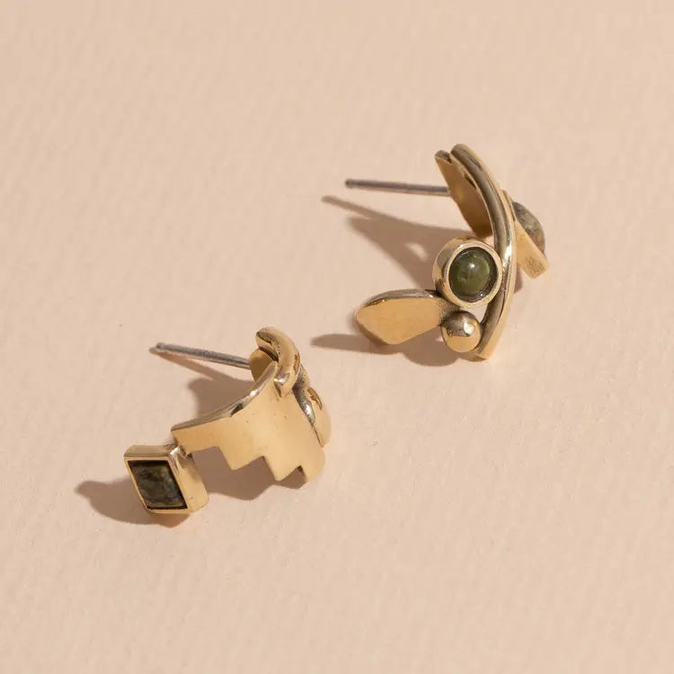 The Shapes Earring in Sterling Silver