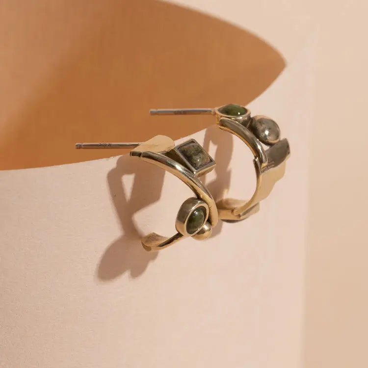 The Shapes Earring in Sterling Silver