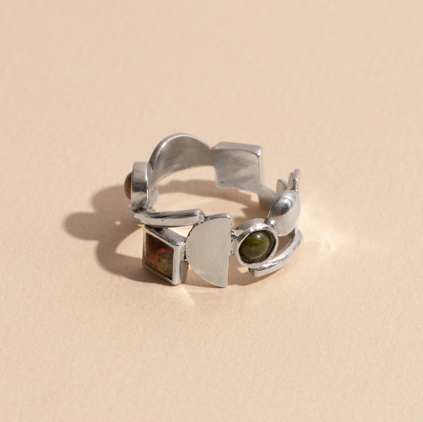 Shapes Ring Sterling Silver