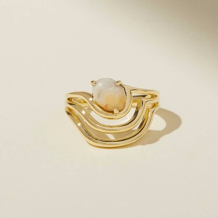 The Sway Ring in Agate