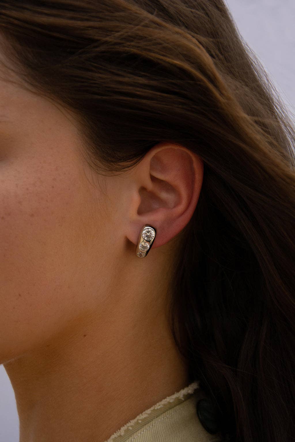 The Adira Studs in Gold