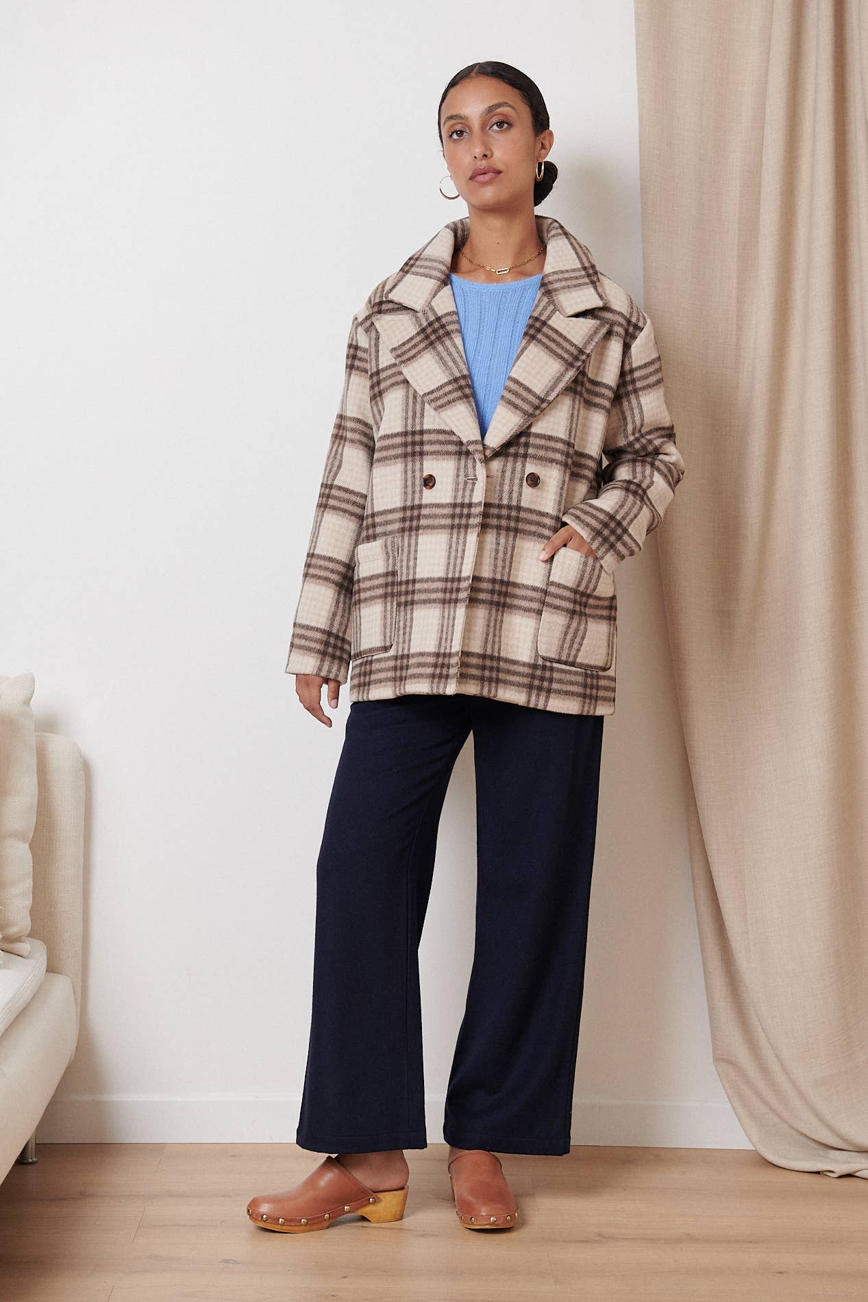 The Plaid Wool Coat