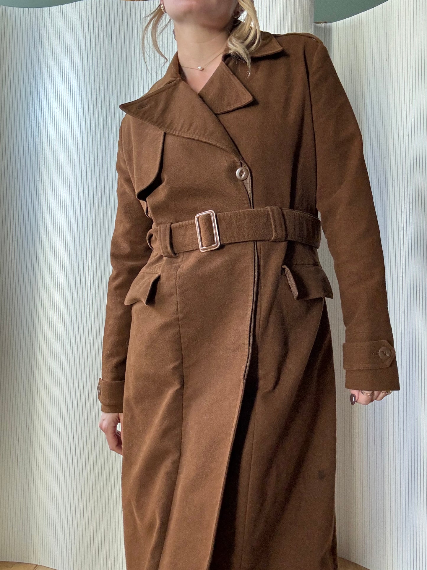 Vintage 1990s GAP Brown Trench