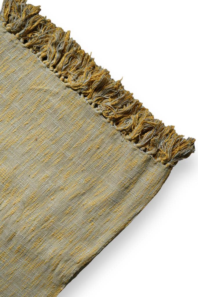 The Annahmol Rustic Linen & Cotton Throw