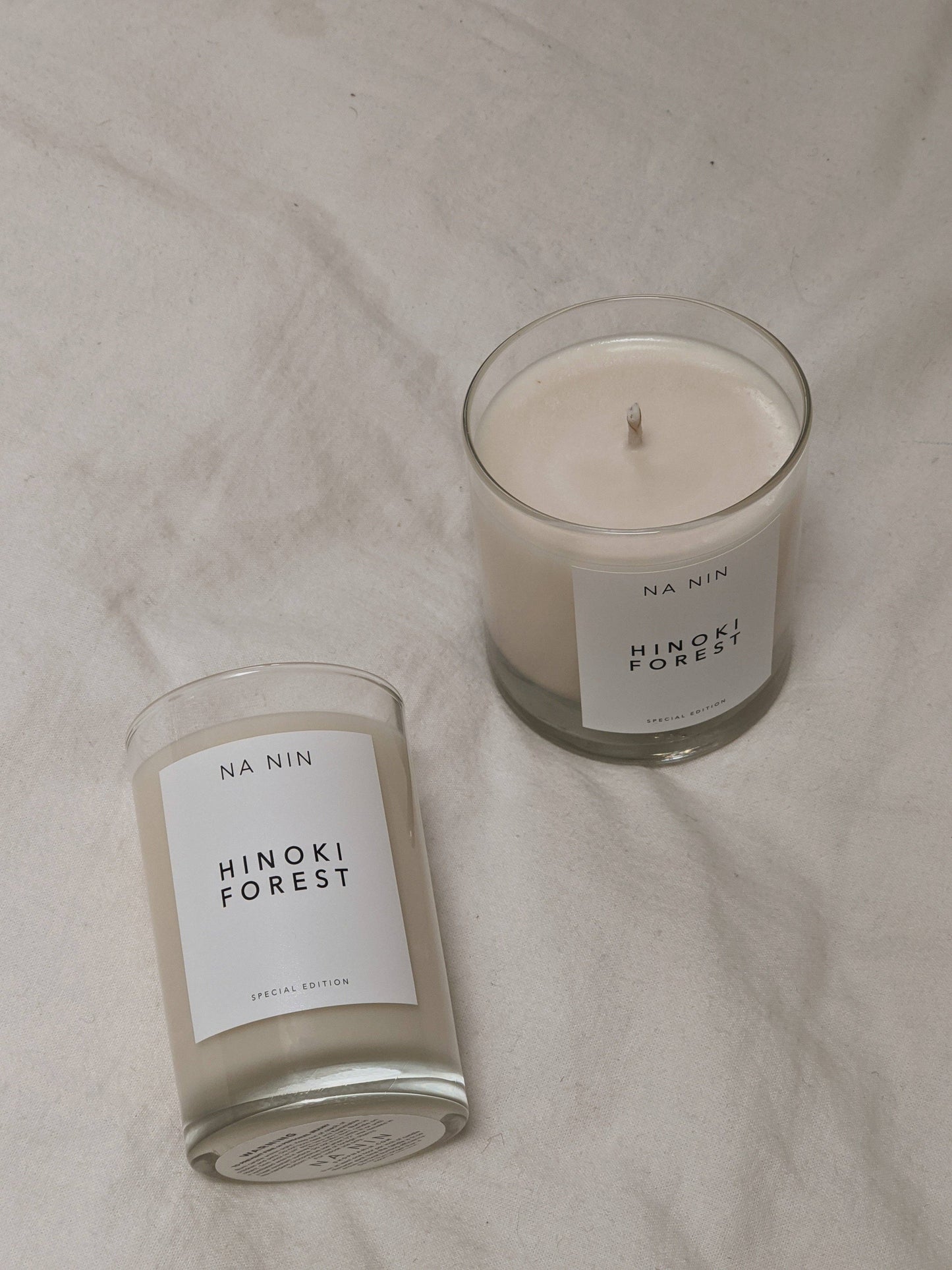 Hinoki Forest Candle by NA NIN / 8oz