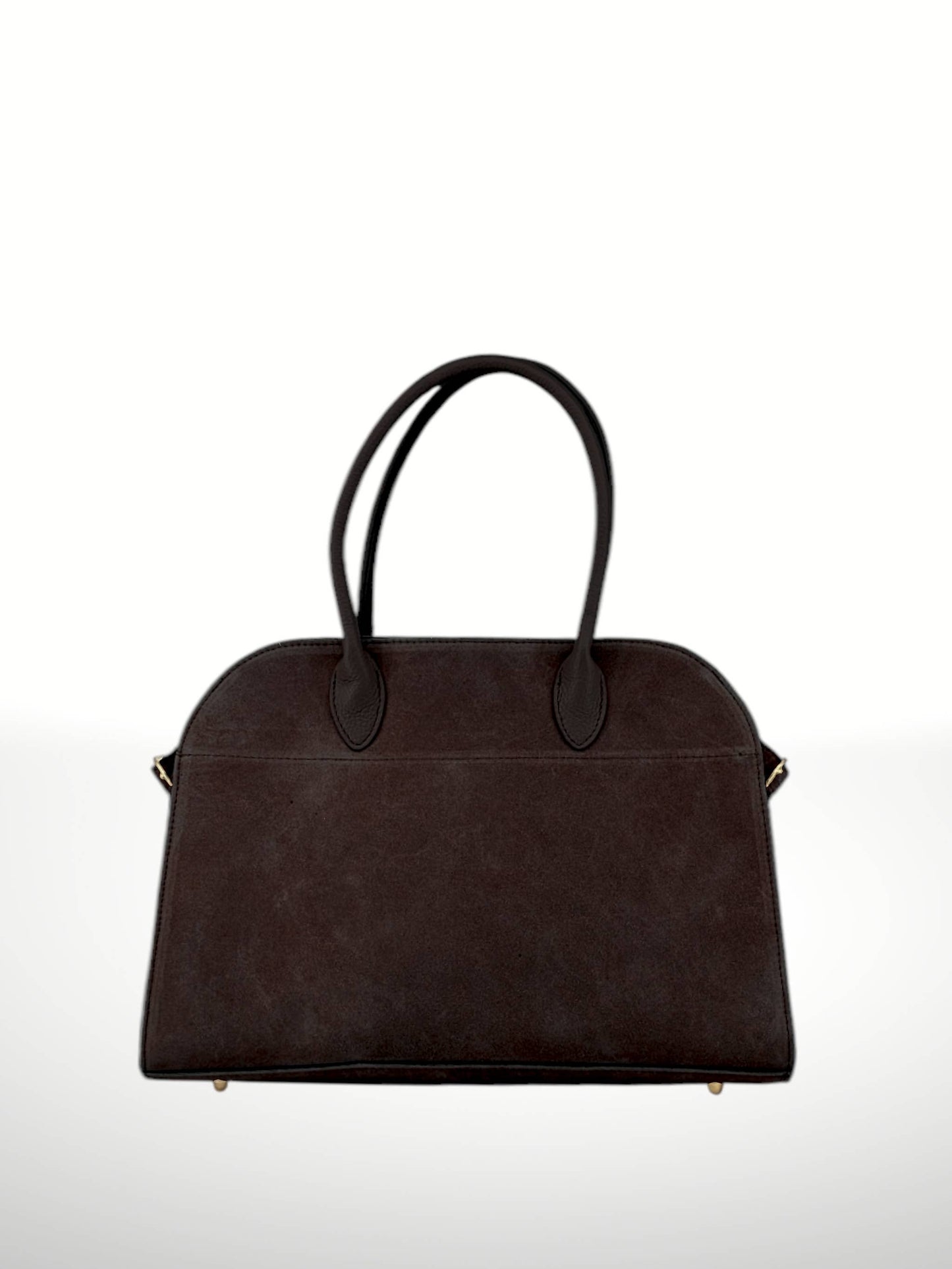 Ismenia Suede Bag in Coffee