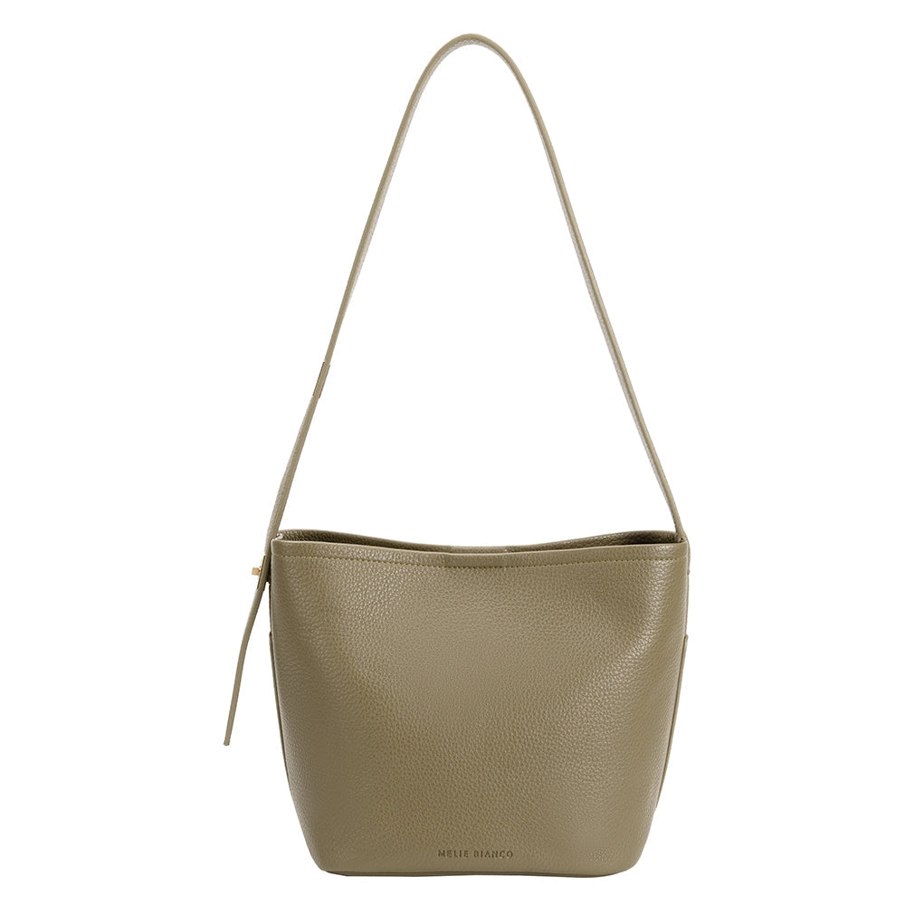 The Irina Recycled Vegan Shoulder Bag in Sage