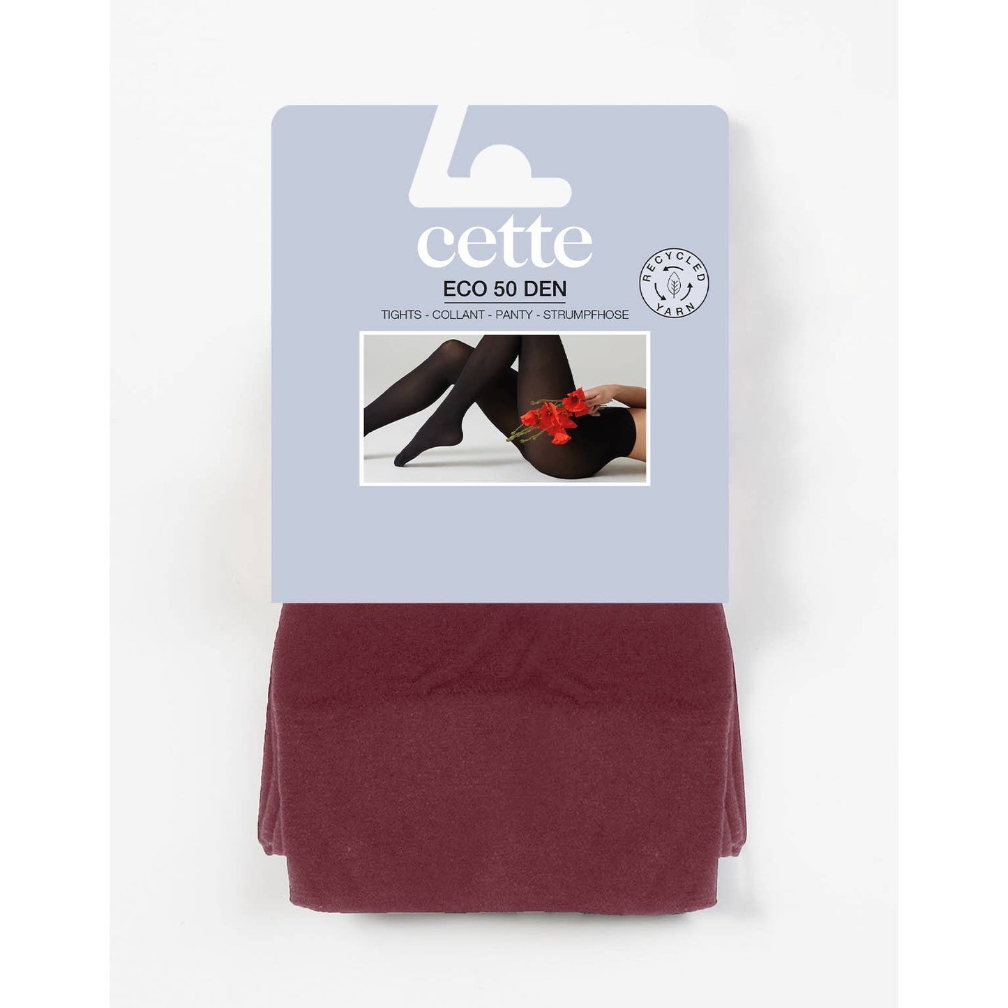 Opaque Tights in Vintage Merlot