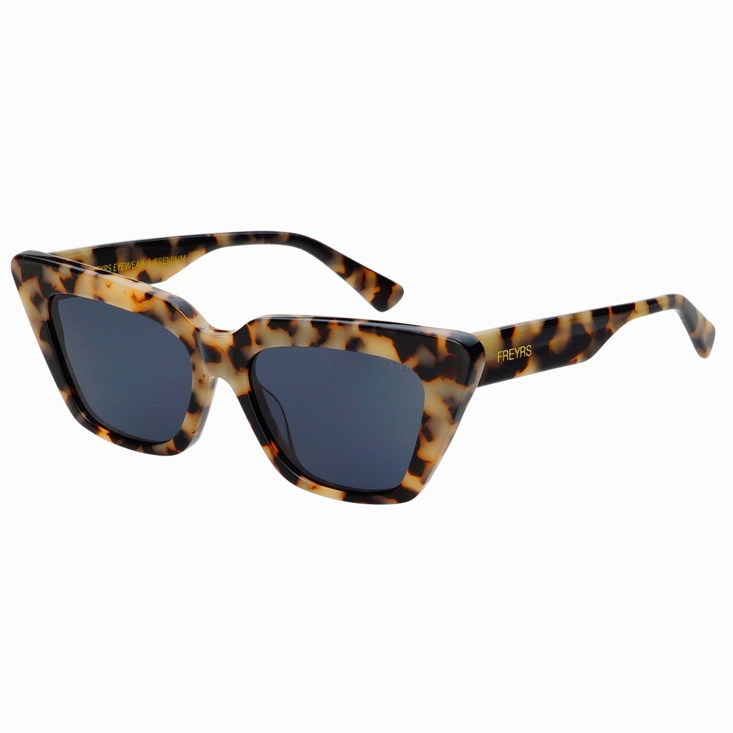 Vista Acetate Cat Eye Sunglasses in Milky Tortoise