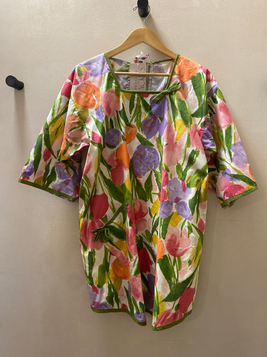 Vintage Garden Smock With Open Back