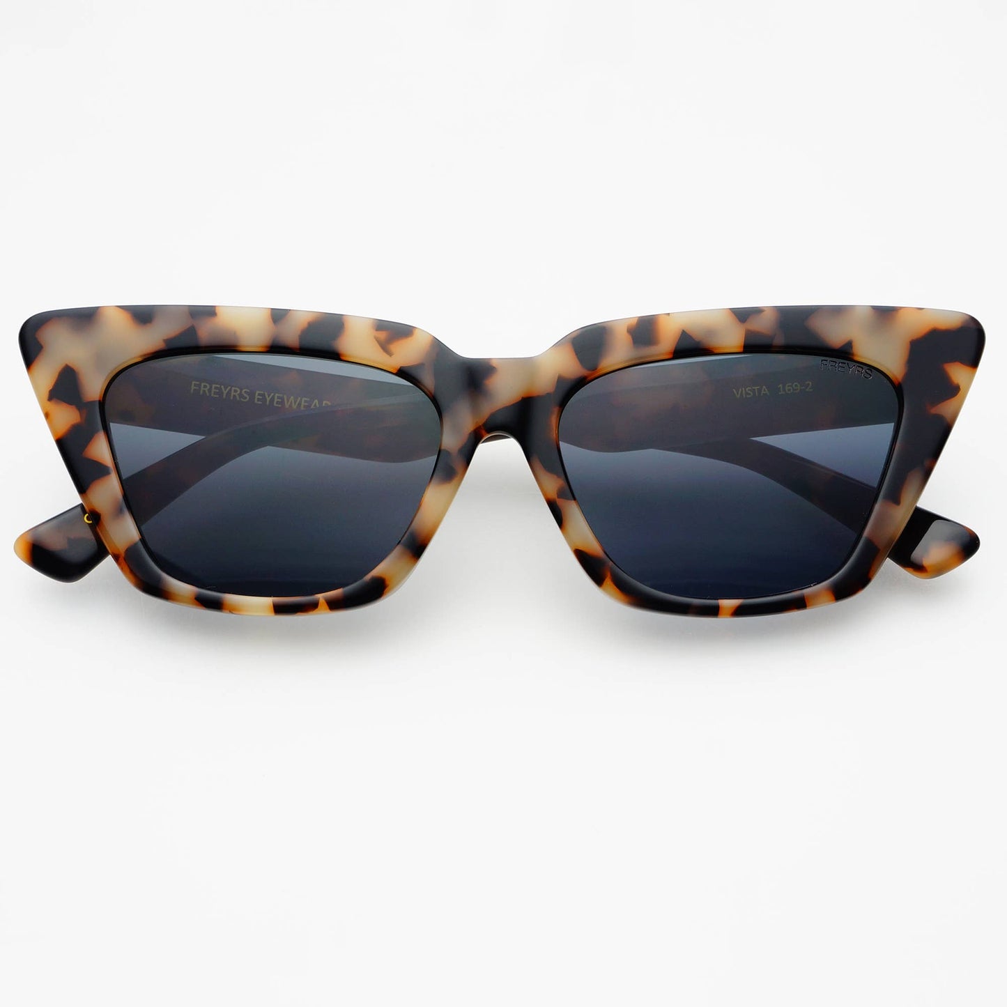 Vista Acetate Cat Eye Sunglasses in Milky Tortoise