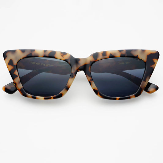 Vista Acetate Cat Eye Sunglasses in Milky Tortoise