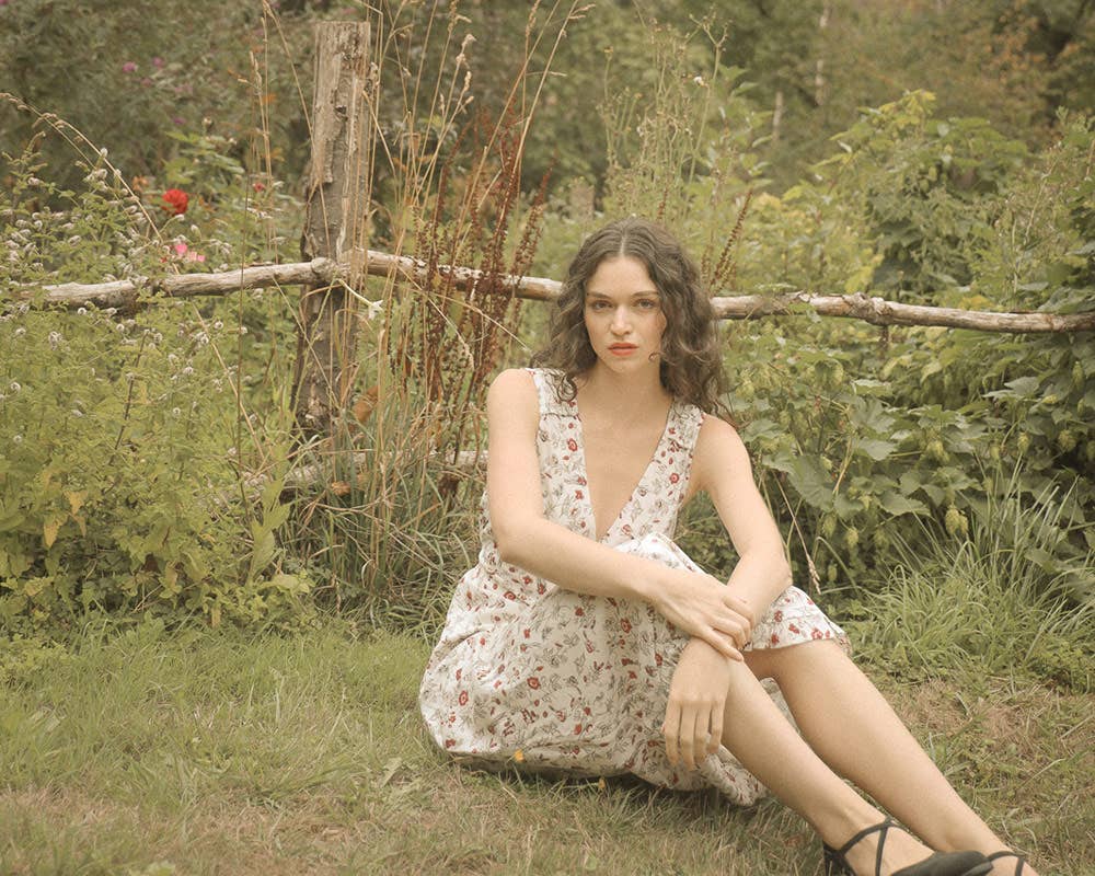 The Sandrine Floral Sleeveless Slip Dress