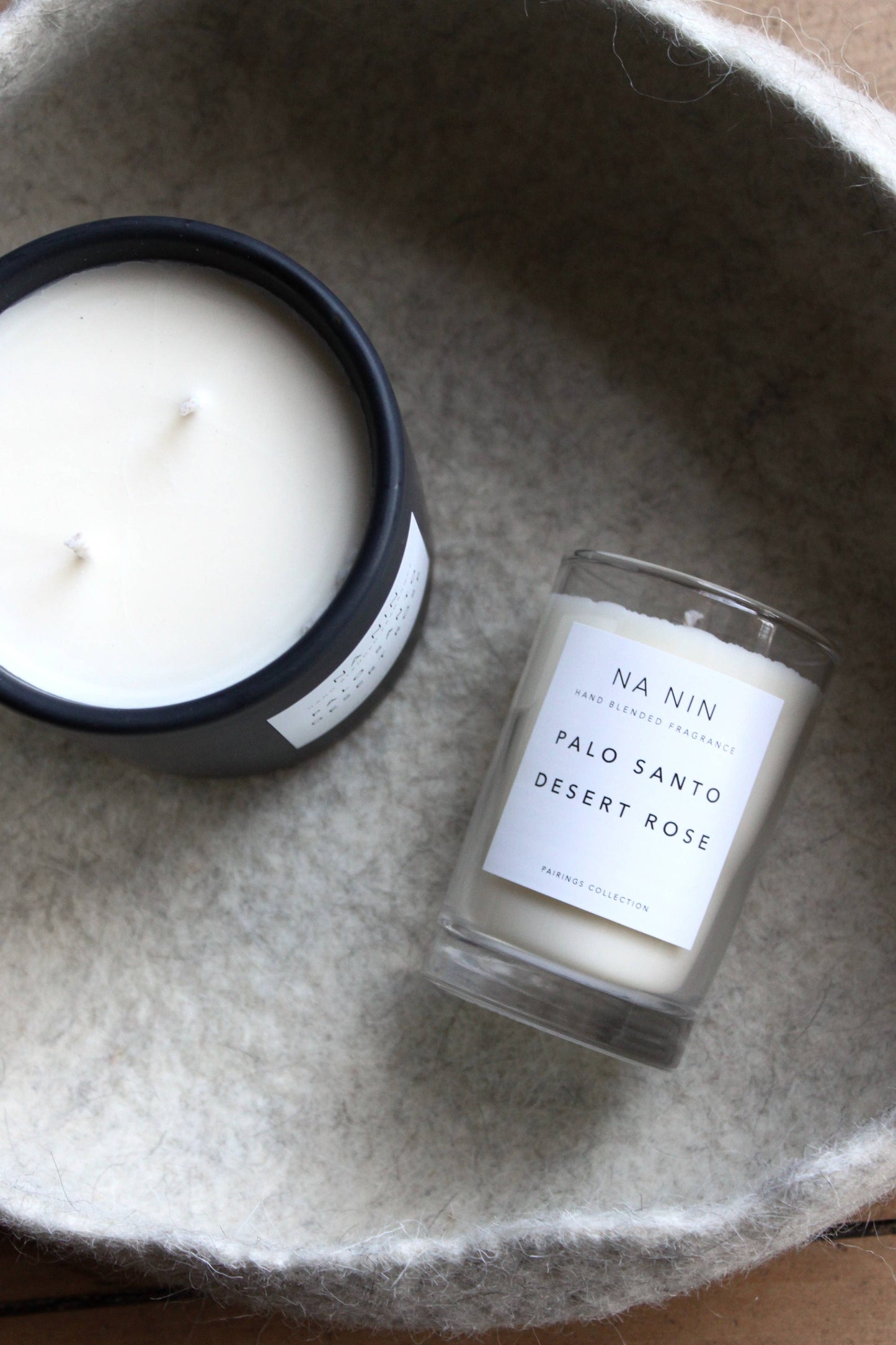 Palo Santo & Desert Rose Candle by NA NIN / 8oz