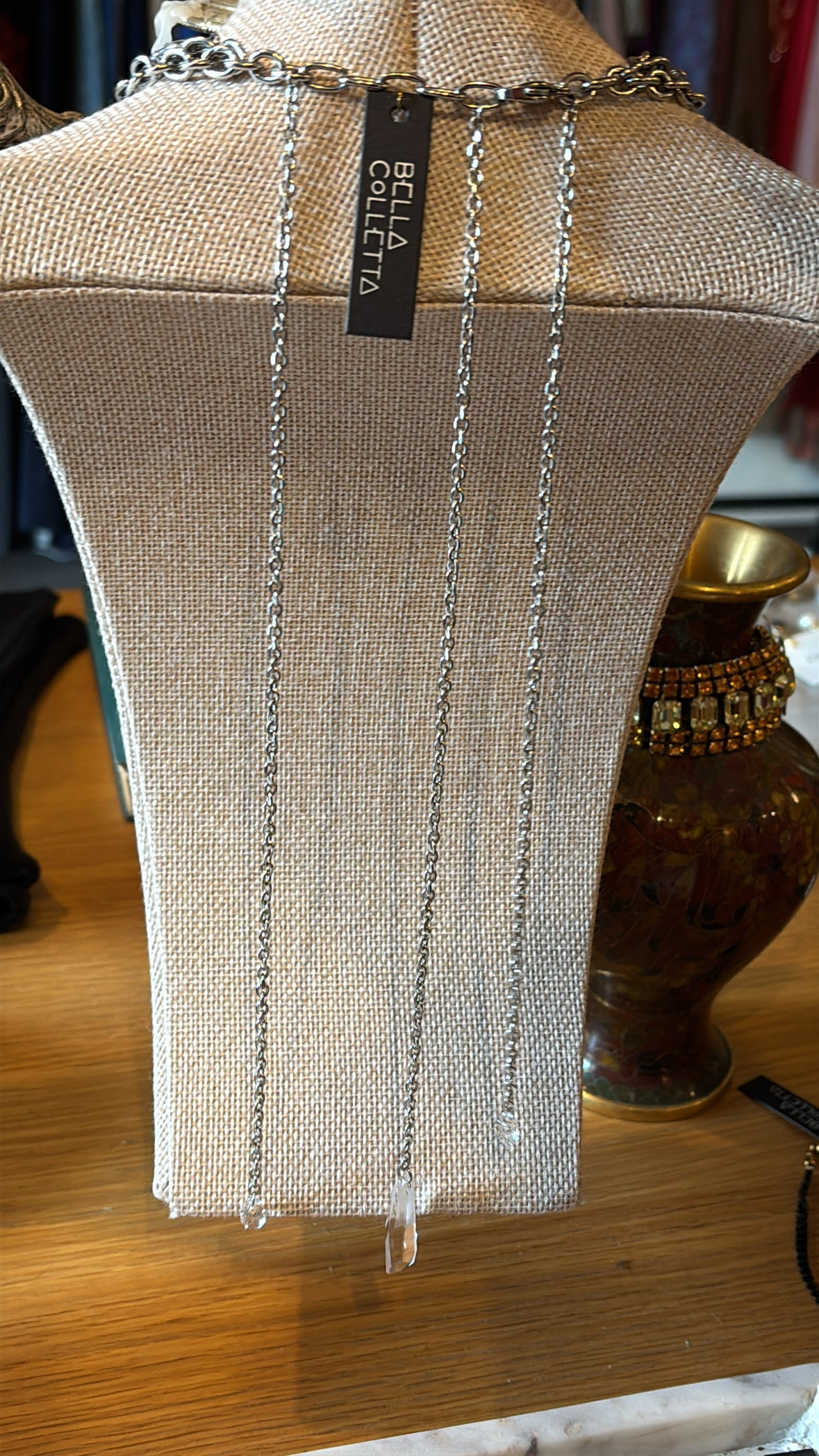 Drippy Glitz Necklace by Bella Colletta