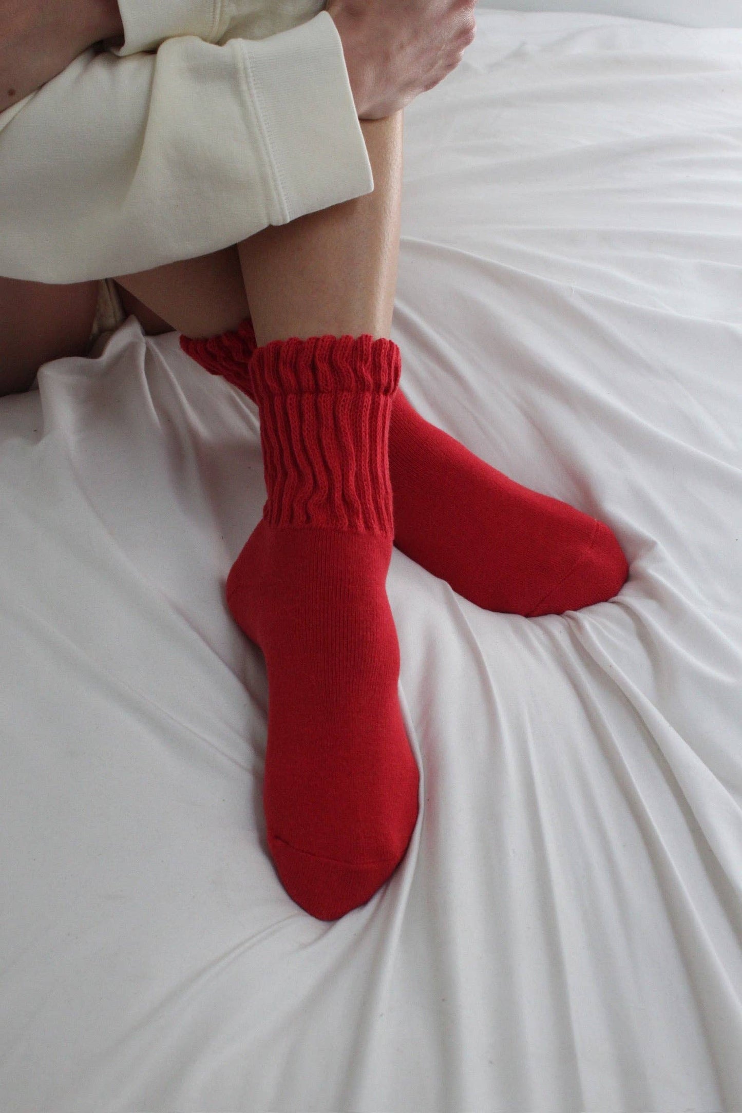 Na Nin FiFi Socks in Fire Truck Red