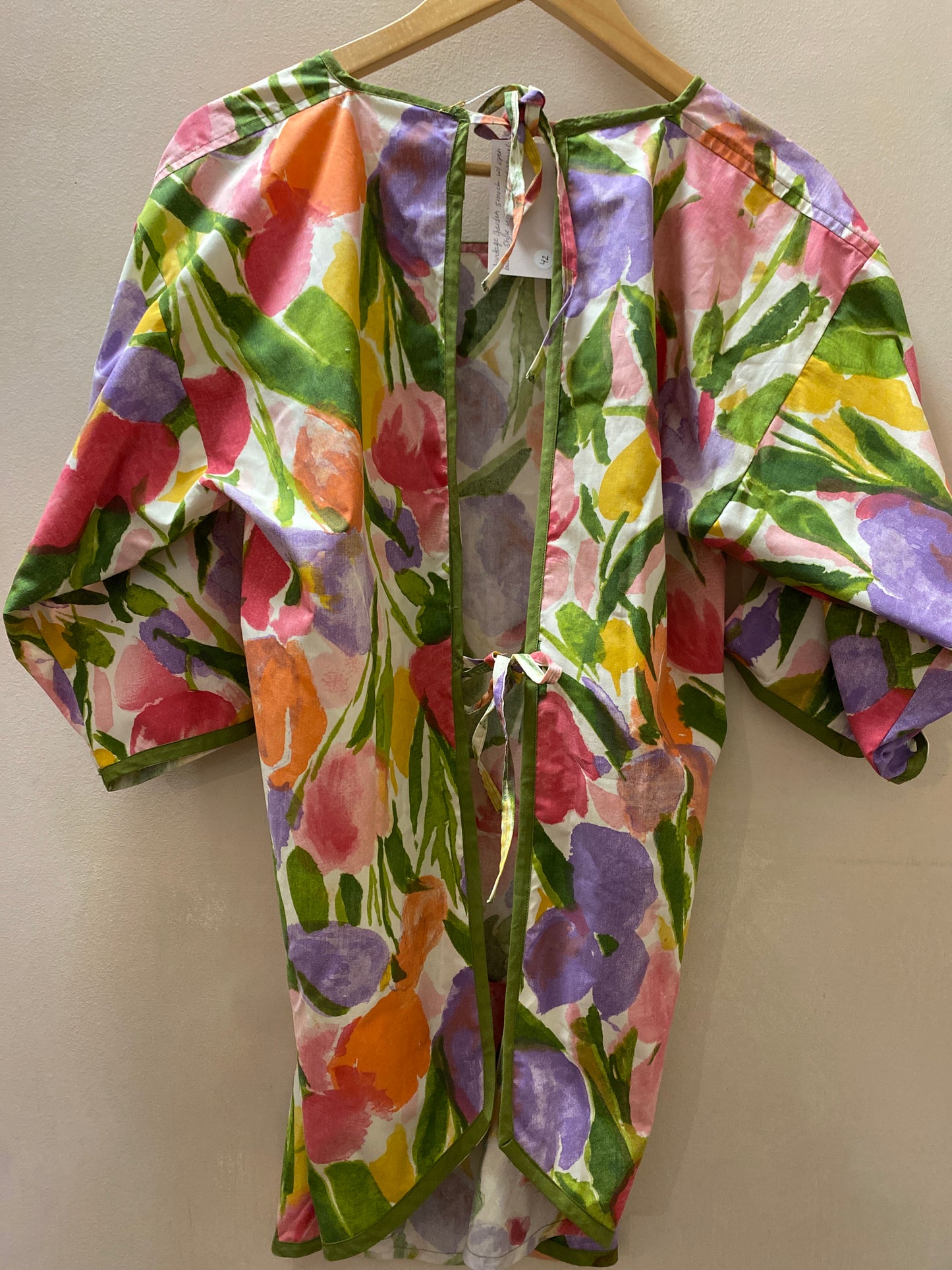 Vintage Garden Smock With Open Back