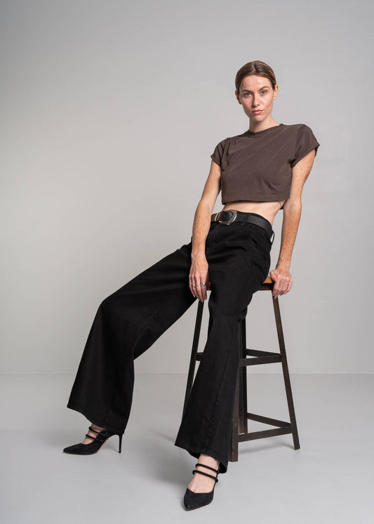The Athena Wide Leg Jeans by NOEND Denim