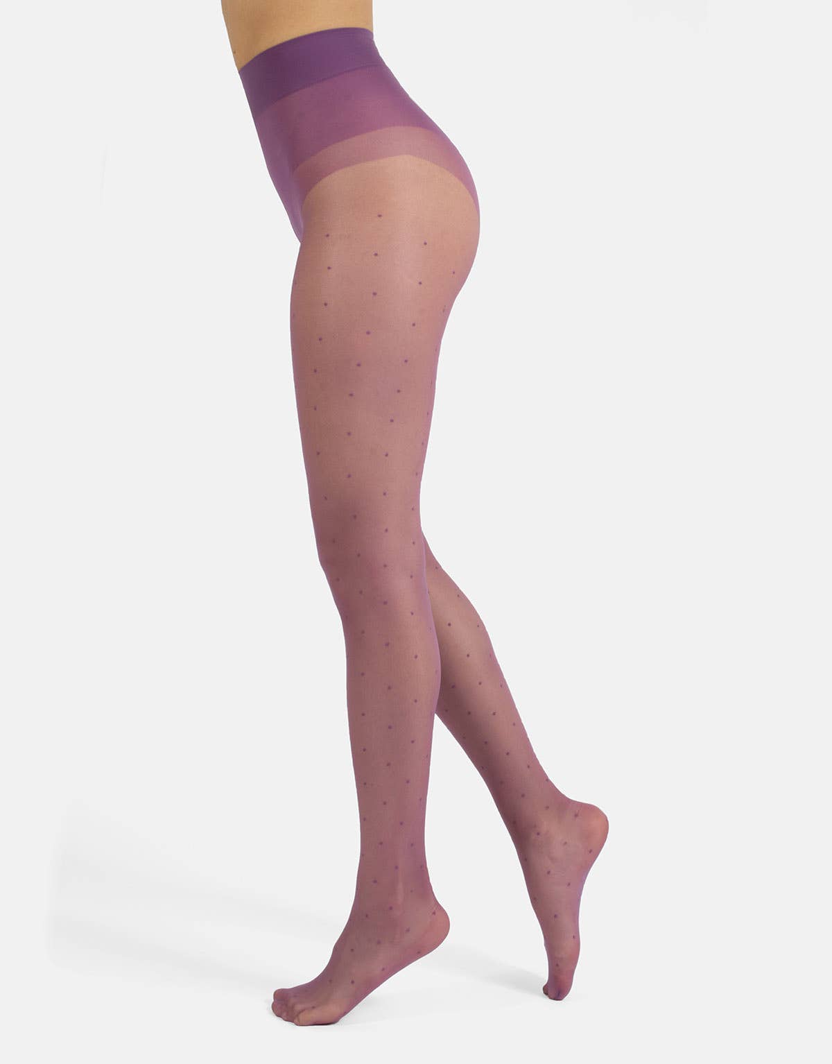 Polka Dot Tights in Black