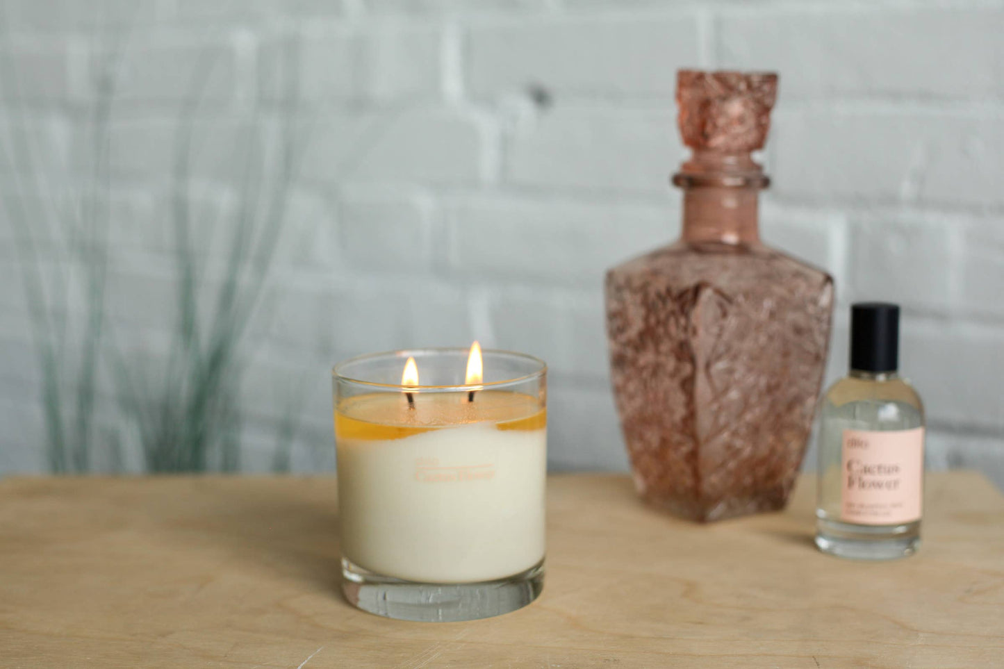 Cactus Flower Candle by Dilo