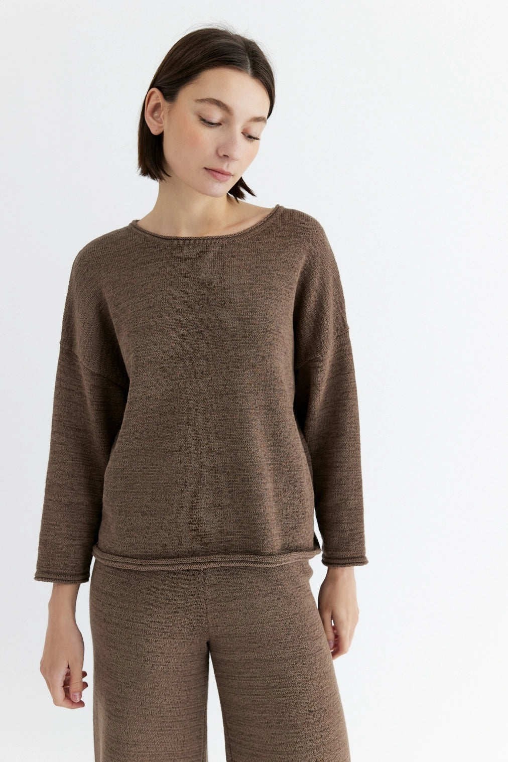 The Cozy Sweater in Coffee