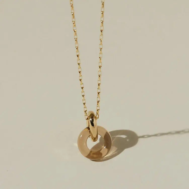 The Anna Necklace in Beige