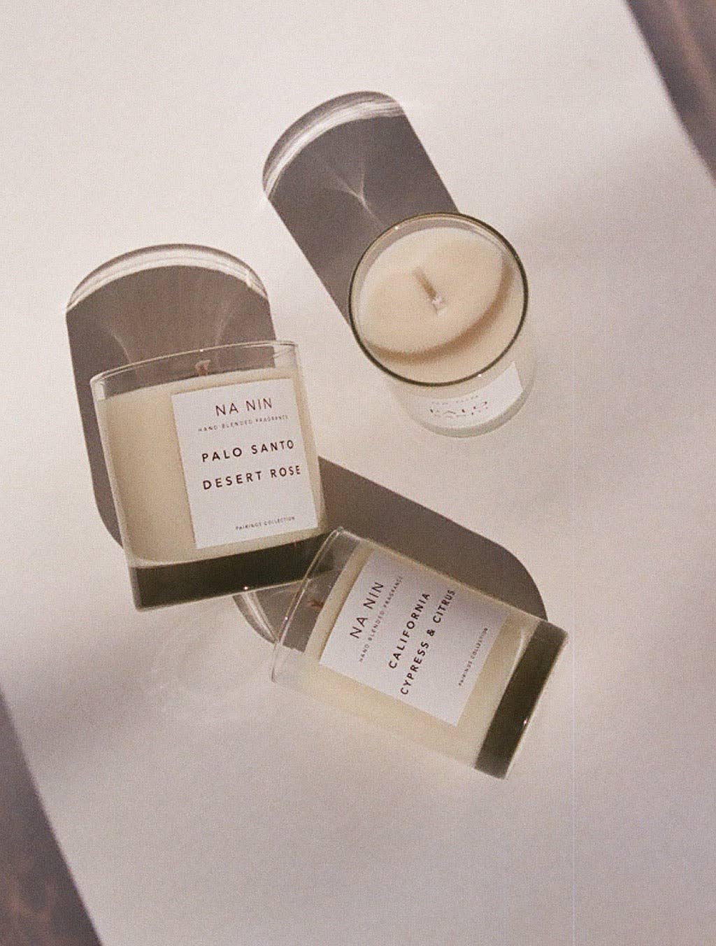 Palo Santo & Desert Rose Candle by NA NIN / 8oz