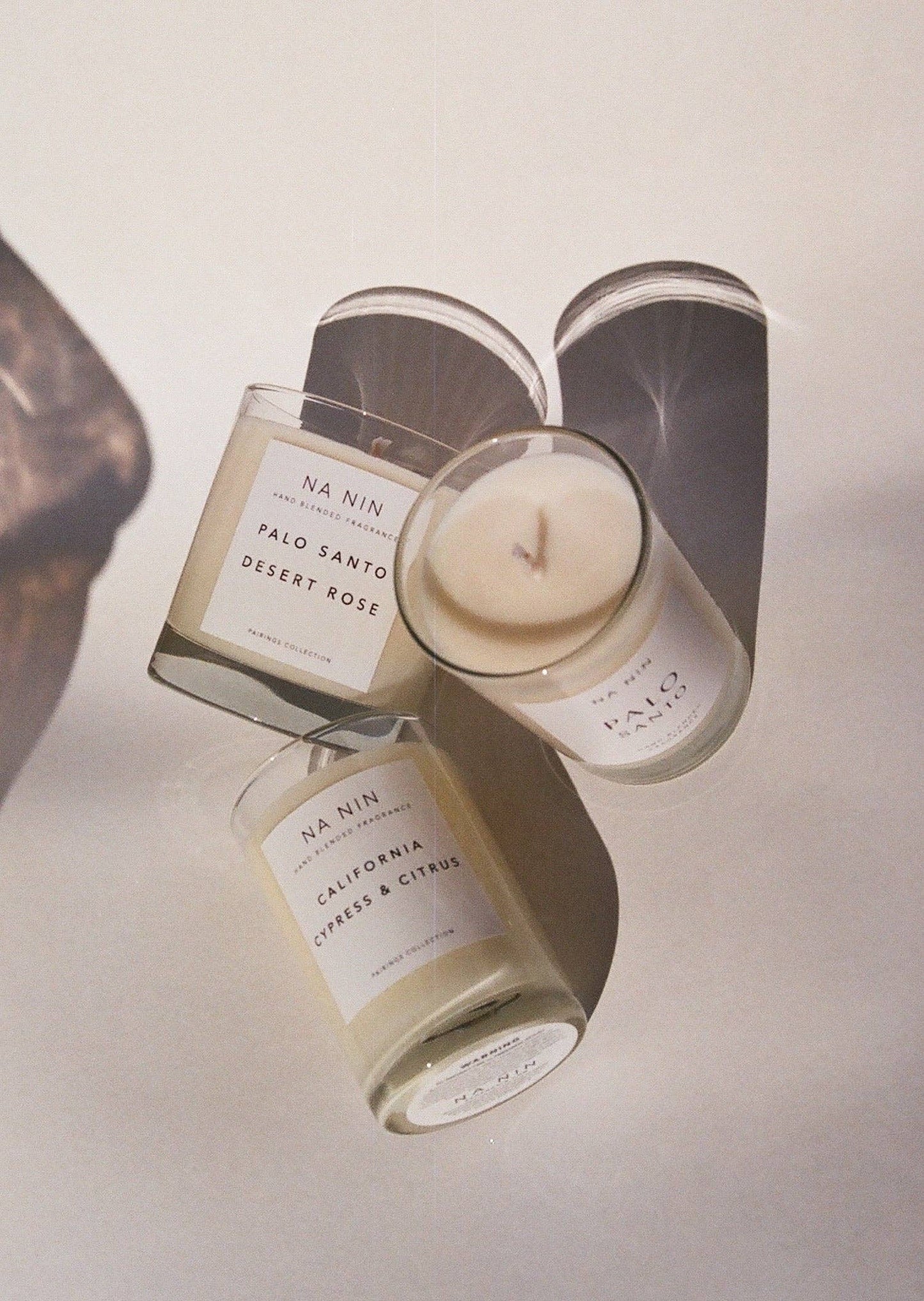 Palo Santo & Desert Rose Candle by NA NIN / 8oz