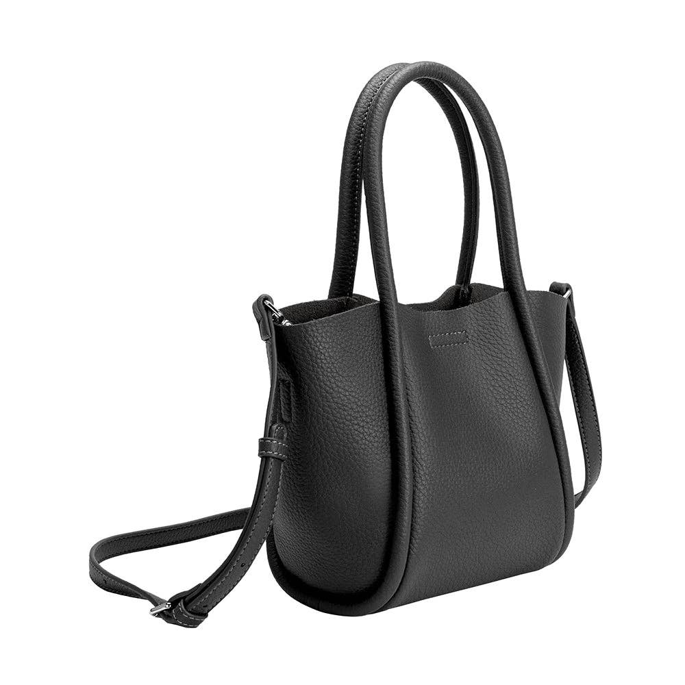 Mariah Black Recycled Vegan Tote Bag in Black