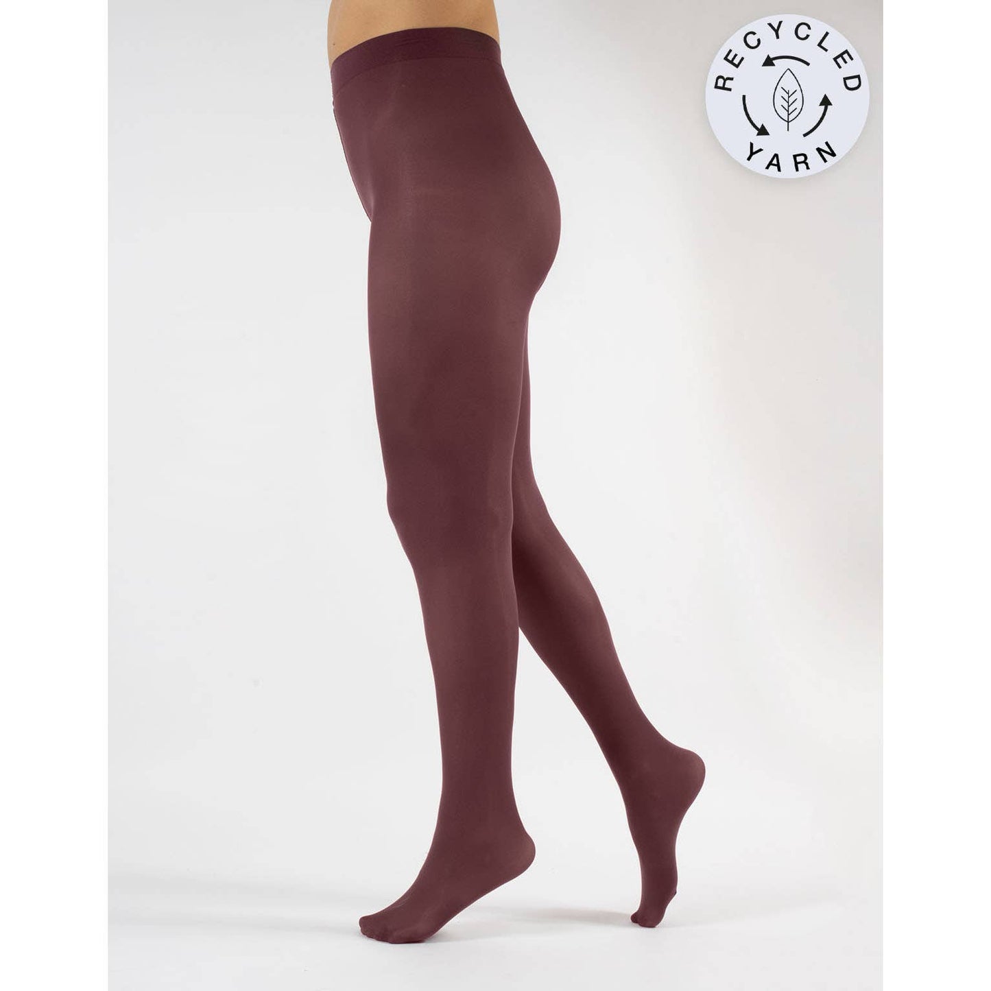 Opaque Tights in Vintage Merlot