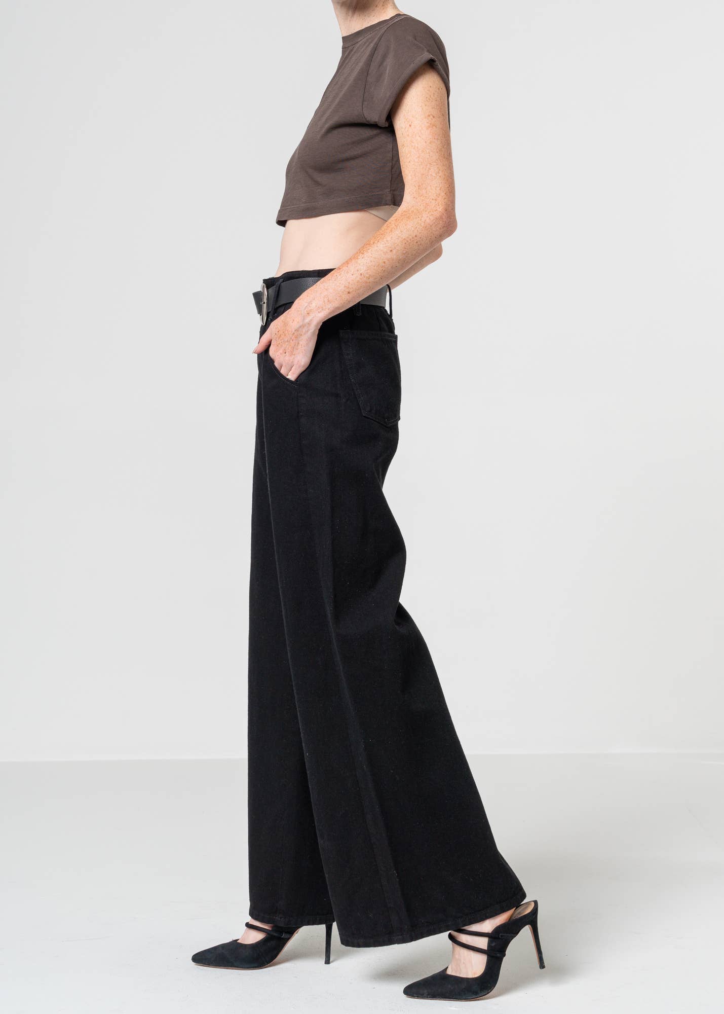 The Athena Wide Leg Jeans by NOEND Denim