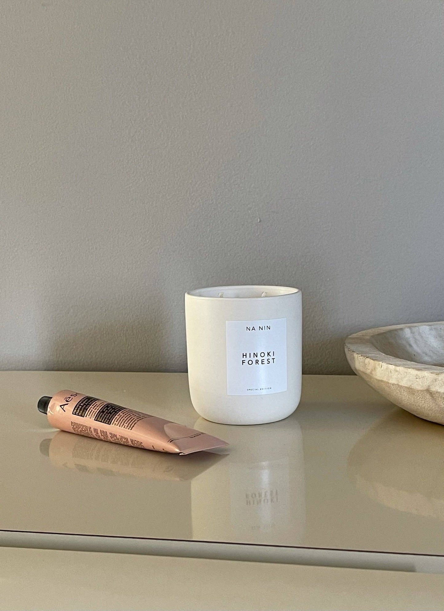 Hinoki Forest Candle by NA NIN / 8oz