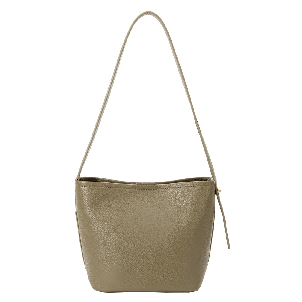 The Irina Recycled Vegan Shoulder Bag in Sage