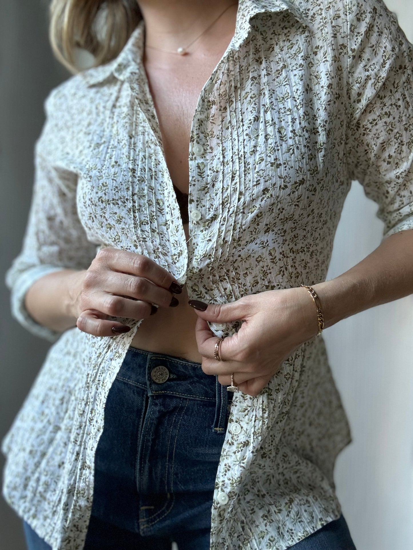 Vintage Prairie Cotton button up