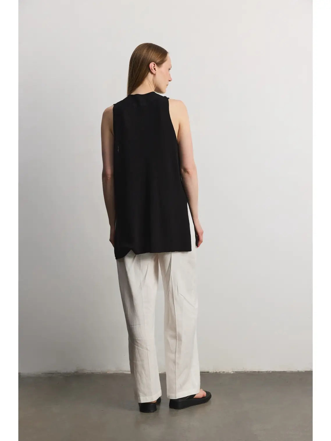 The Nora Vest in Black