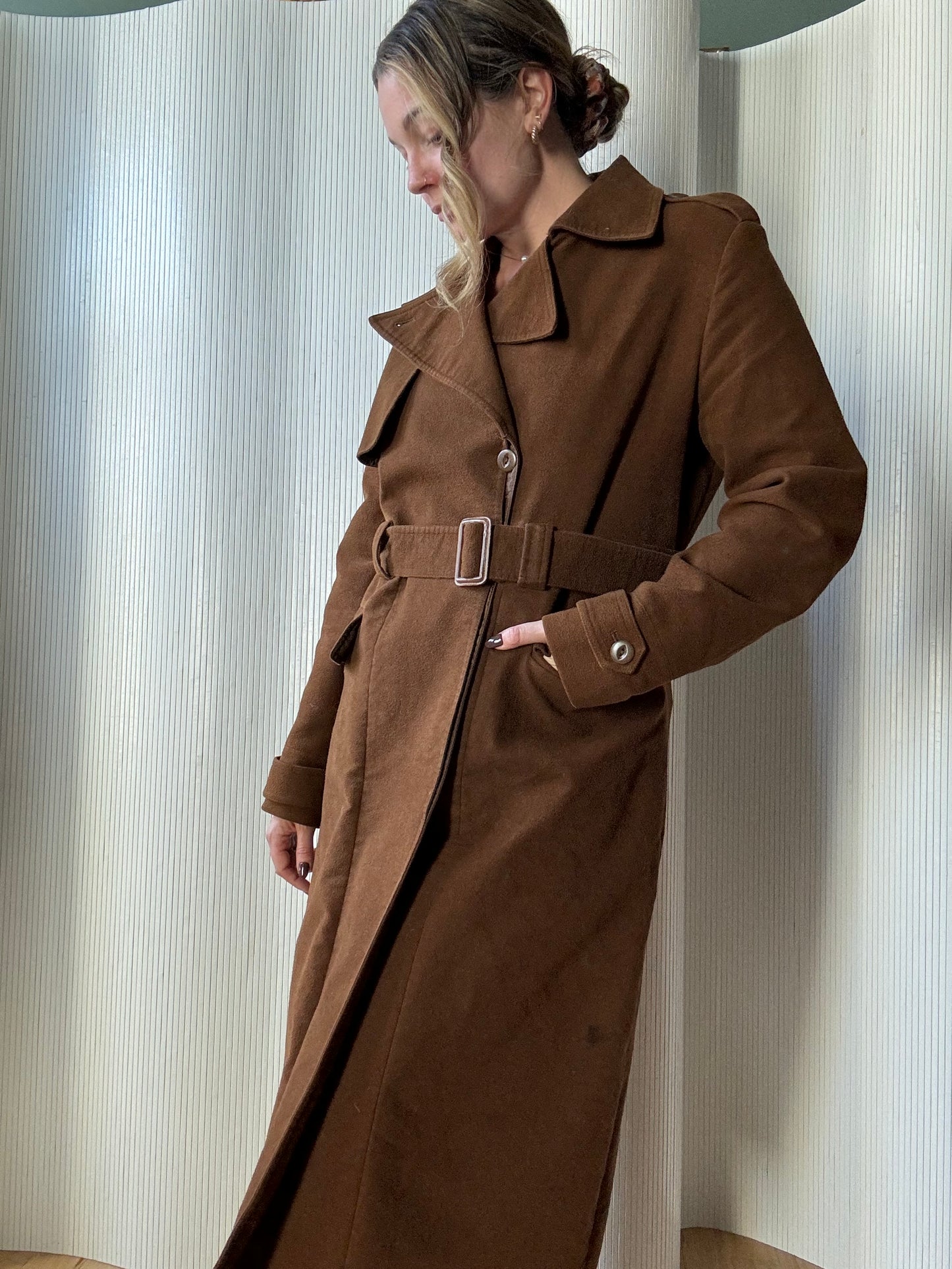 Vintage 1990s GAP Brown Trench