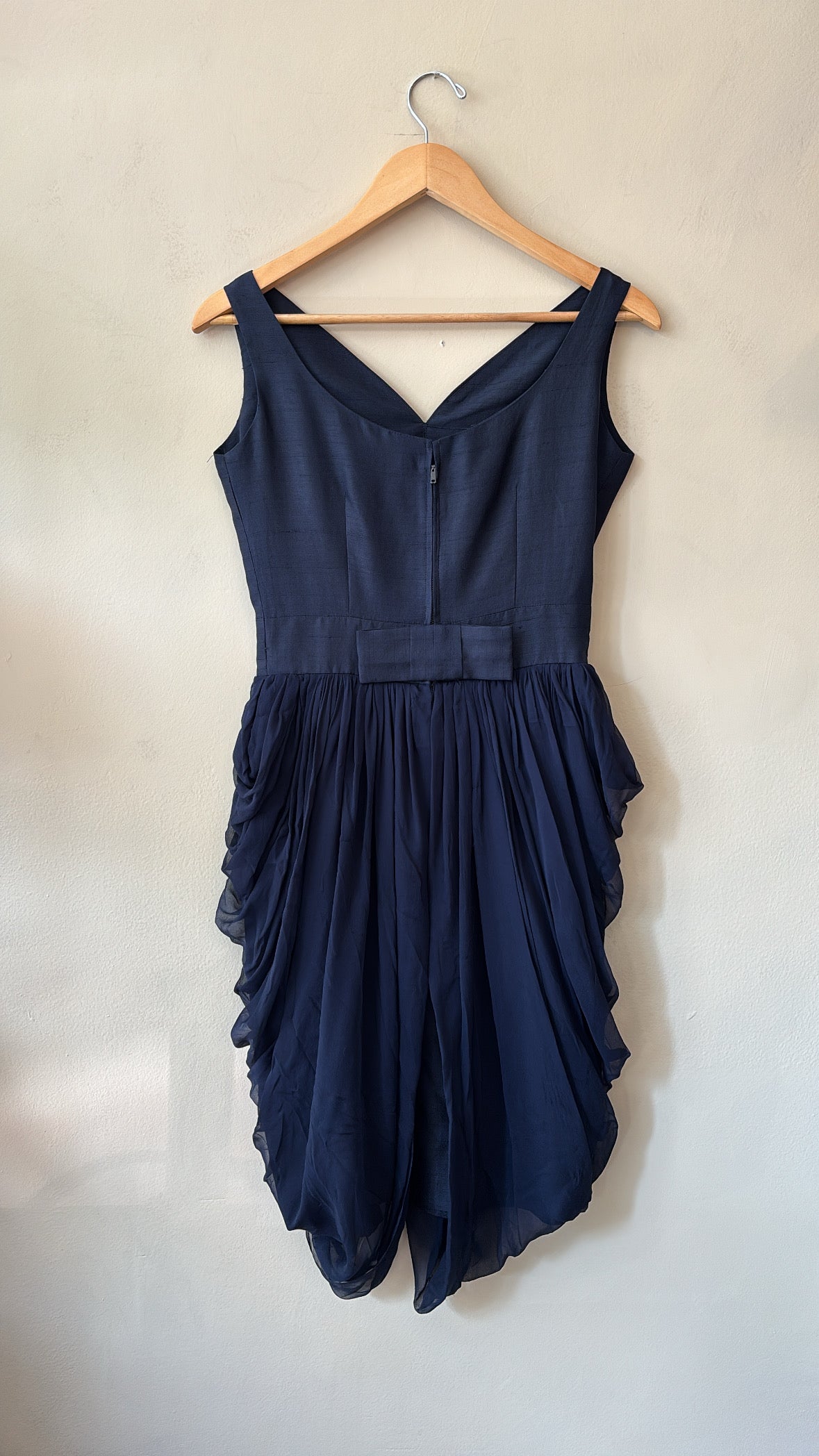 Sari Silk Draped Dress