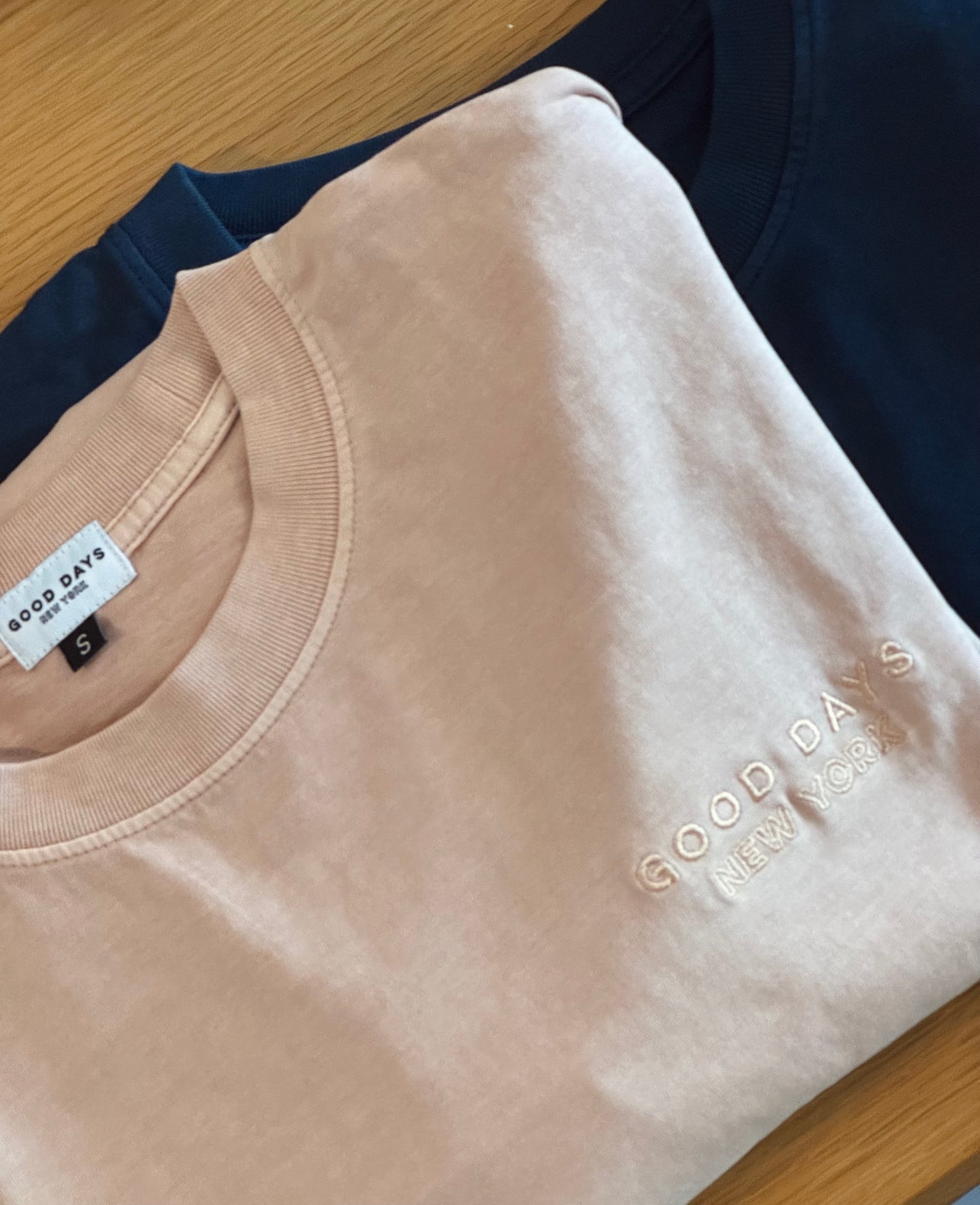 Good Days Retro Oversized Tee in Dusty Pink