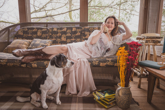 Vintage Rosewater Slip Dress