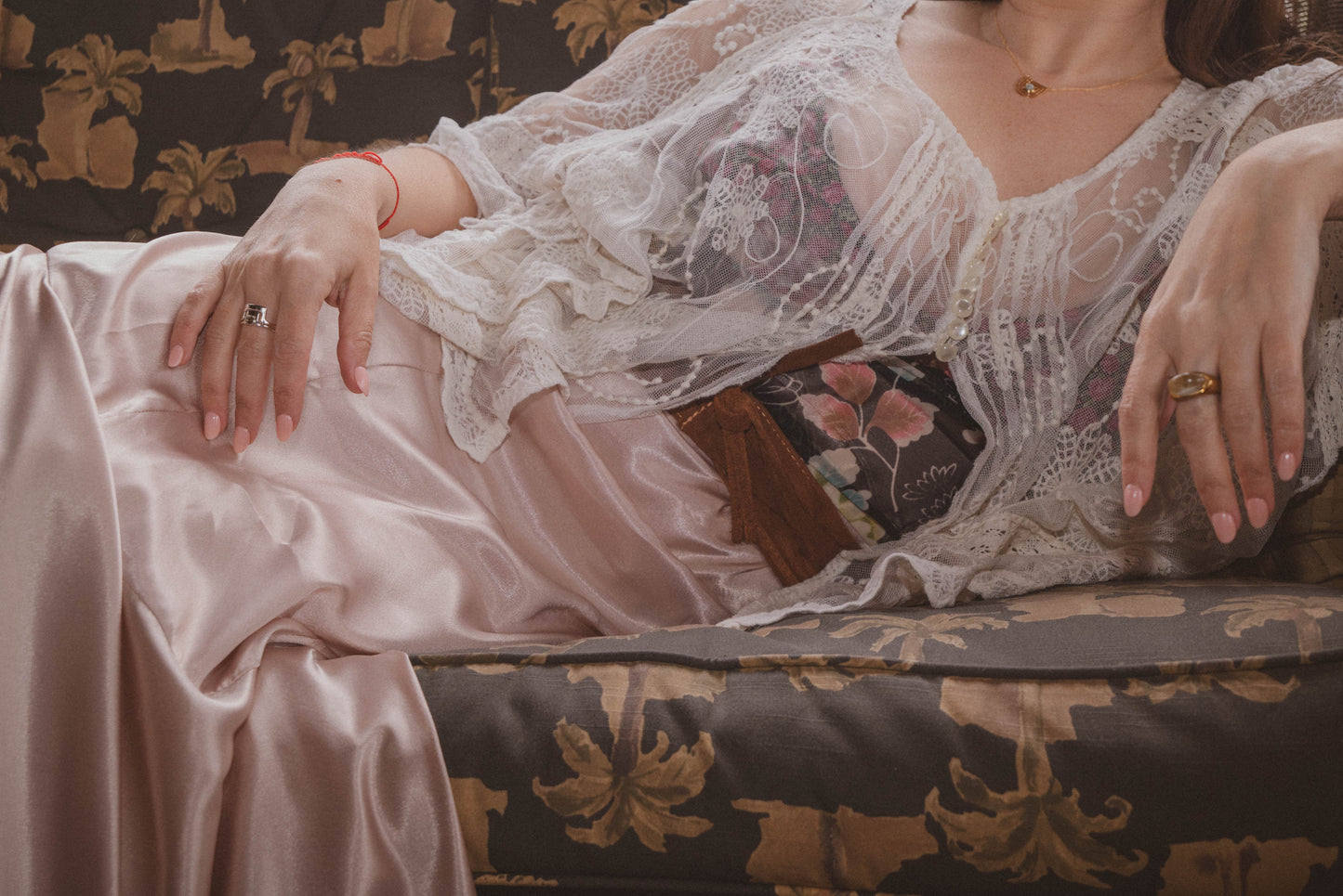 Vintage Rosewater Slip Dress