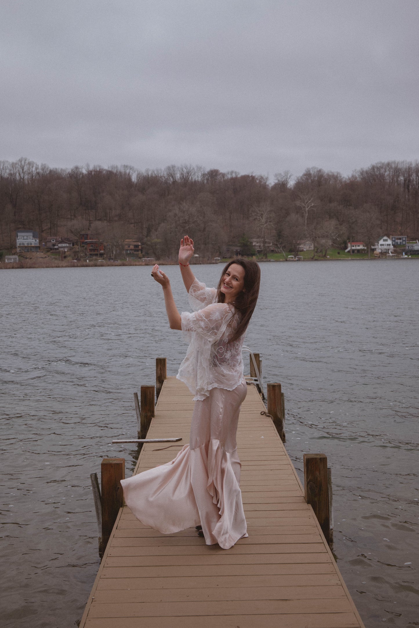 Vintage Rosewater Slip Dress