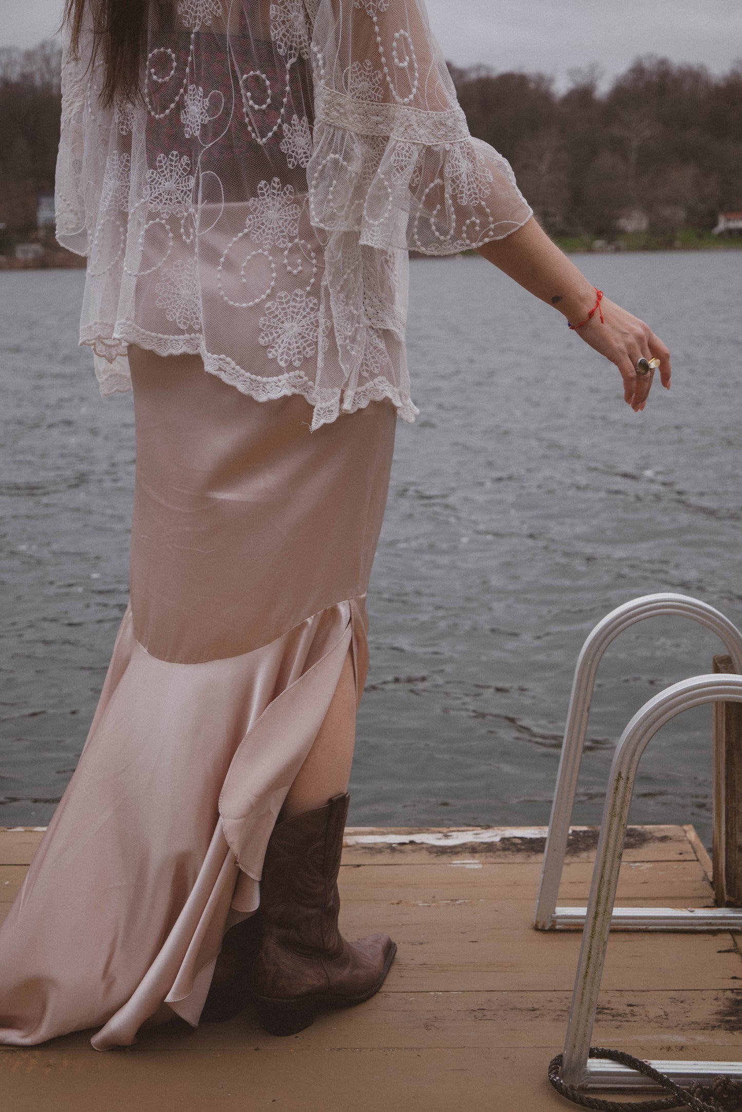 Vintage Rosewater Slip Dress