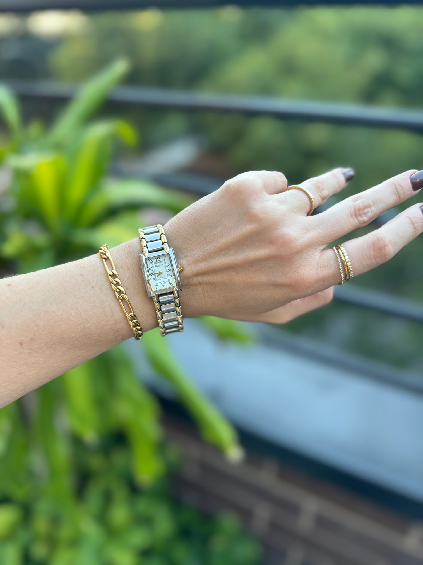 Vintage Armitron mixed metal watch