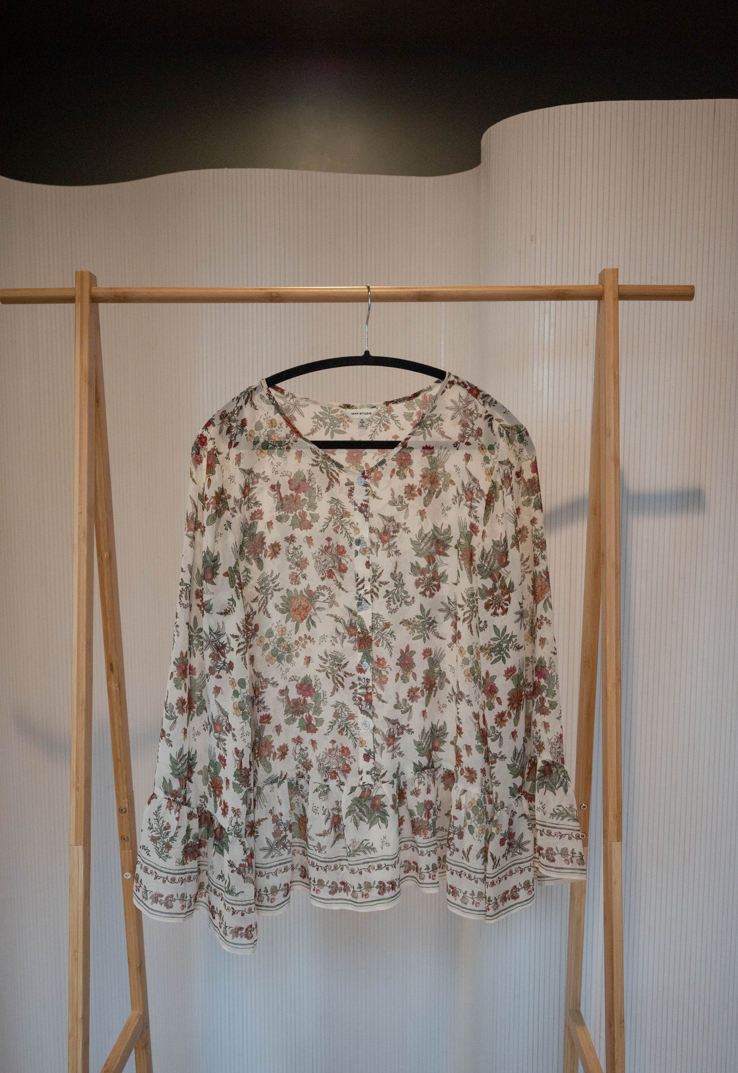 Autumnal Glow Boho Blouse