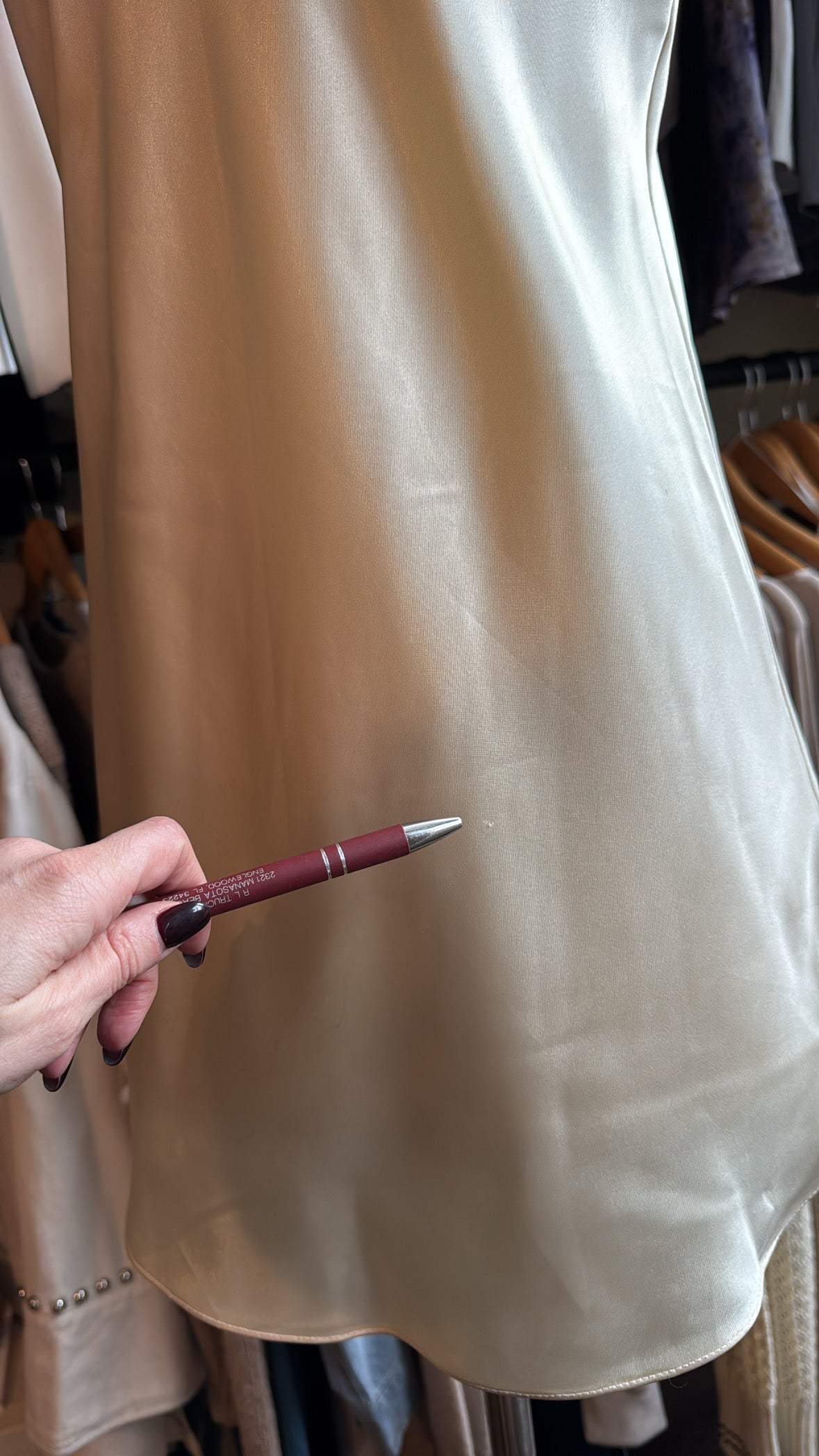 Vintage butter yellow baby doll slip